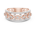Seravienne Lattice U-Cut Diamond Ring