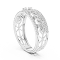 Seravienne Lattice U-Cut Diamond Ring