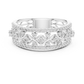 Seravienne Lattice U-Cut Diamond Ring