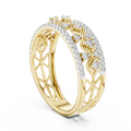 Seravienne Lattice U-Cut Diamond Ring