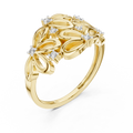 Virelliane Floral Cluster Diamond Ring