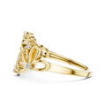 Virelliane Floral Cluster Diamond Ring