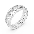 Lysavelle Floral Lattice Diamond Ring
