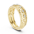 Lysavelle Floral Lattice Diamond Ring