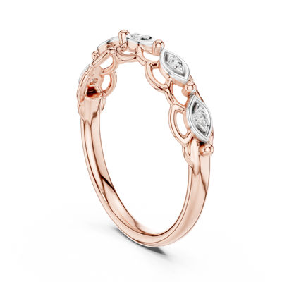 Seravielle Interwoven Diamond Ring