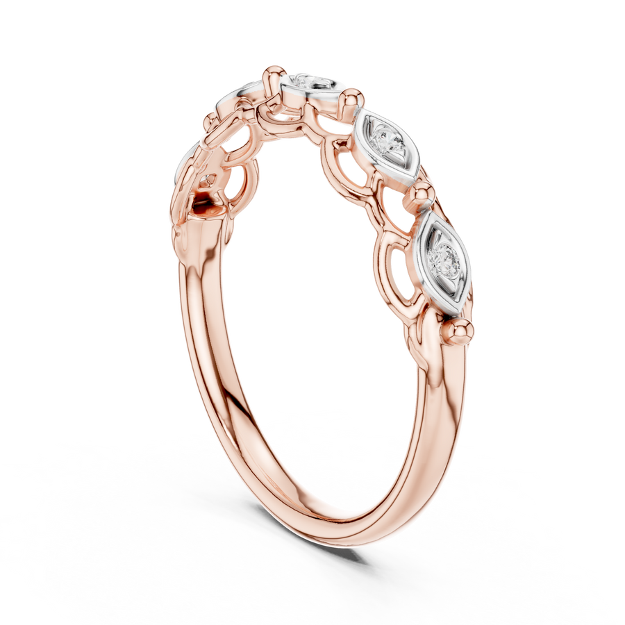 Seravielle Interwoven Diamond Ring