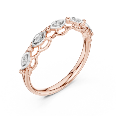 Seravielle Interwoven Diamond Ring