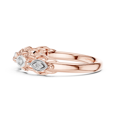 Seravielle Interwoven Diamond Ring