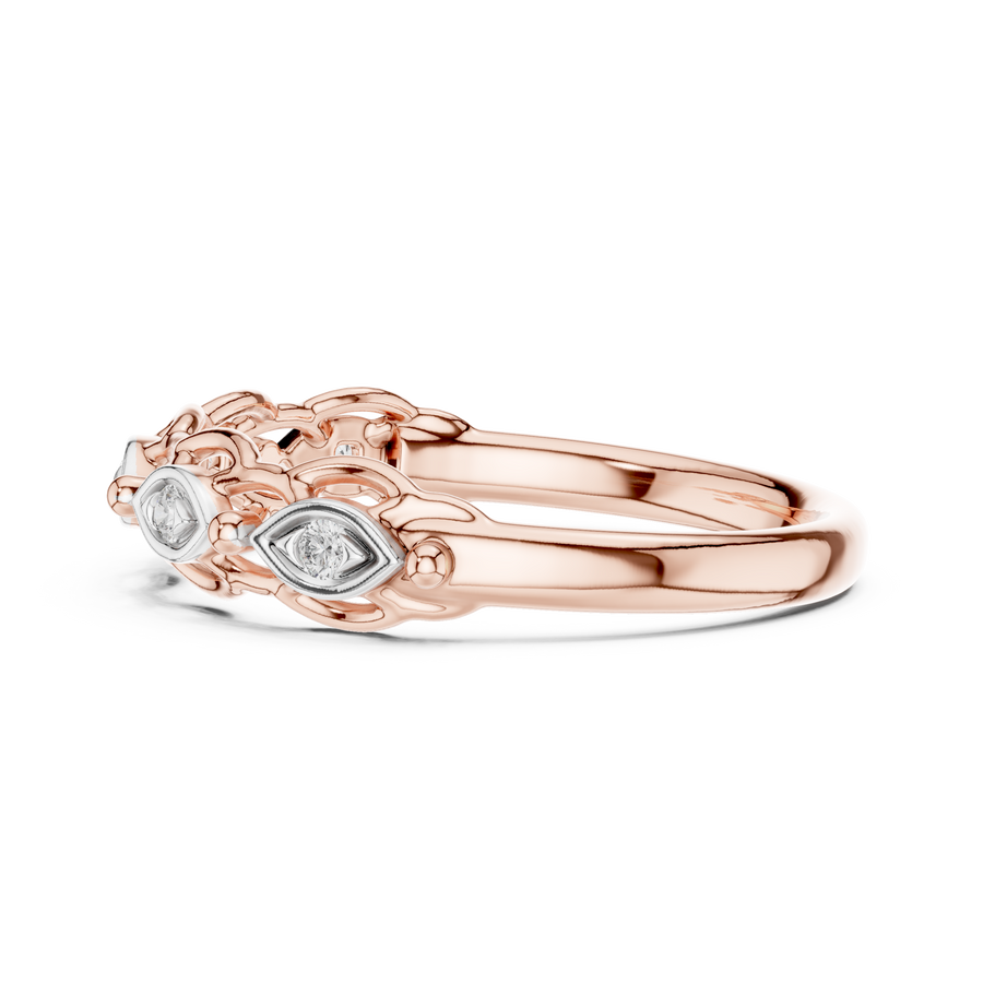 Seravielle Interwoven Diamond Ring