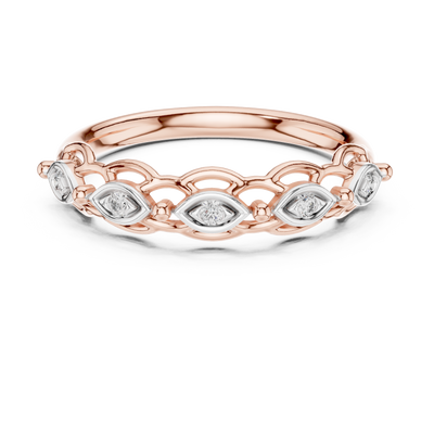Seravielle Interwoven Diamond Ring