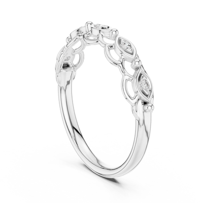 Seravielle Interwoven Diamond Ring