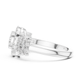 Avelisse Round Halo Cluster Diamond Ring
