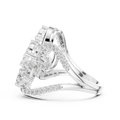 Rosavienne Triple Cluster Diamond Ring