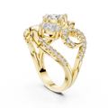 Rosavienne Triple Cluster Diamond Ring