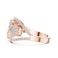 Valerienne Double Halo  Diamond Ring