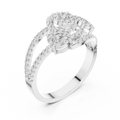 Valerienne Double Halo  Diamond Ring