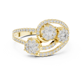 Valerienne Double Halo  Diamond Ring