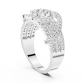 Varellienne Triple-Stone Pavé  Diamond Ring