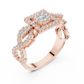 Cyravienne Infinity Cluster Pavé Diamond Ring