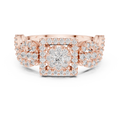 Cyravienne Infinity Cluster Pavé Diamond Ring