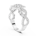 Cyravienne Infinity Cluster Pavé Diamond Ring