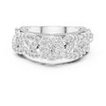 Celestienne Pavé Halo Diamond Ring