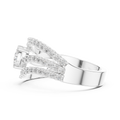 Avelisse Flowing Pavé Diamond Ring
