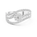 Avelisse Flowing Pavé Diamond Ring