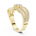 Avelisse Flowing Pavé Diamond Ring