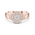 Aurevienne Radiant Cluster Diamond Ring
