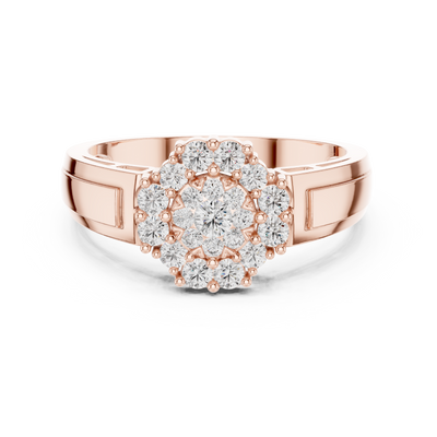 Aurevienne Radiant Cluster Diamond Ring