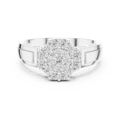 Aurevienne Radiant Cluster Diamond Ring