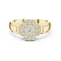 Aurevienne Radiant Cluster Diamond Ring