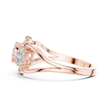 Aurevienne Triple Bloom Diamond Ring