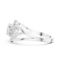 Aurevienne Triple Bloom Diamond Ring