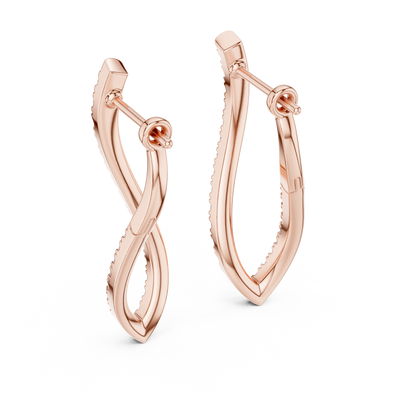 Nerissa Diamond Hoop Earrings