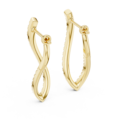 Nerissa Diamond Hoop Earrings