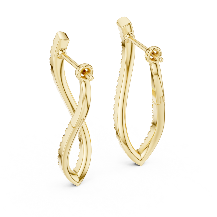 Nerissa Diamond Hoop Earrings