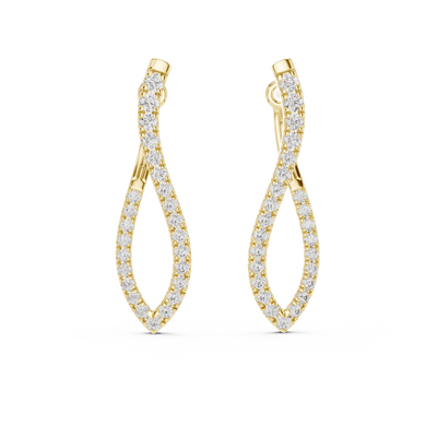 Nerissa Diamond Hoop Earrings