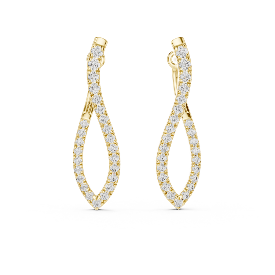 Nerissa Diamond Hoop Earrings