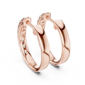 Virelia 2.30 mm Diamond Hoop Earrings