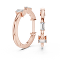 Maevira 2.5 × 1.25 mm Baguette Diamond Earrings