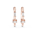 Maevira 2.5 × 1.25 mm Baguette Diamond Earrings
