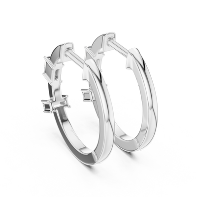 Maevira 2.5 × 1.25 mm Baguette Diamond Earrings
