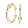 Maevira 2.5 × 1.25 mm Baguette Diamond Earrings
