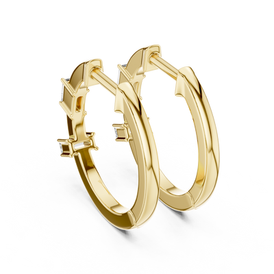 Maevira 2.5 × 1.25 mm Baguette Diamond Earrings