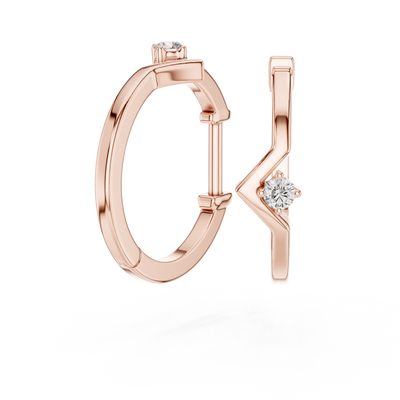 Luneth 2.50 × 1.25 mm Baguette Diamond Earrings