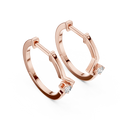Luneth 2.50 × 1.25 mm Baguette Diamond Earrings
