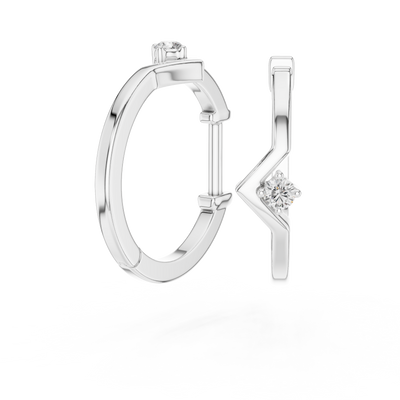 Luneth 2.50 × 1.25 mm Baguette Diamond Earrings
