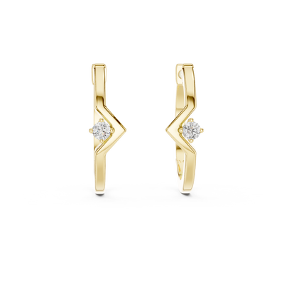 Luneth 2.50 × 1.25 mm Baguette Diamond Earrings